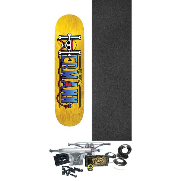 Real Skateboards Hermann Stene Treasure Skateboard Deck - 8.5" x 32" - Complete Skateboard Bundle